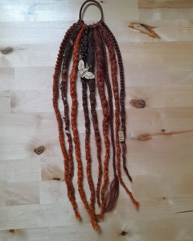 Set de dreads synthétiques artisanales amovible sur élastique - Kitch and Hair